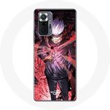 Maniacase Etui voor Xiaomi Redmi Note 10 Pro Satoru Gojo Jujutsu Kaisen Mangakunst