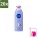 Nivea Lait pour le corps lisse - Beurre de karité - 72 heures d'hydratation - Pour peau sèche - 250 ml - Emballage en vrac