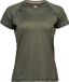 Tee Jays Women's CoolDry Tee Olive Melange XL