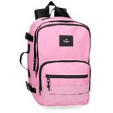 Pepe Jeans Aris Colorful Laptop Backpack, 15.6 inch, Pink, 25 x 40 x 20 cm, Polyester