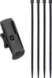 kwmobile navigatie houder geschikt voor fietsstuur voor Garmin eTrex 10/20/30 / GPSMAP 62 - Stuurhouder voor GPS in zwart