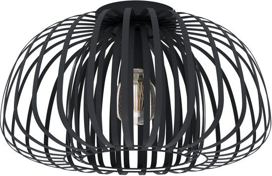 EGLO Encinitos 1 Plafondlamp - E27 - Ø 45 cm - Zwart