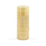 Waytex 930920 8 stuks kantoorplakband, transparant, glanzend, hoge kleefkracht, breedte 19 mm, rol van 33 m, professionele kwaliteit, dikte 50 micron