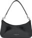 LIEBESKIND BERLIN Leren Schoudertas Alessia 3 Paper Touch Crinkle Shoulder Bag Black Zwart