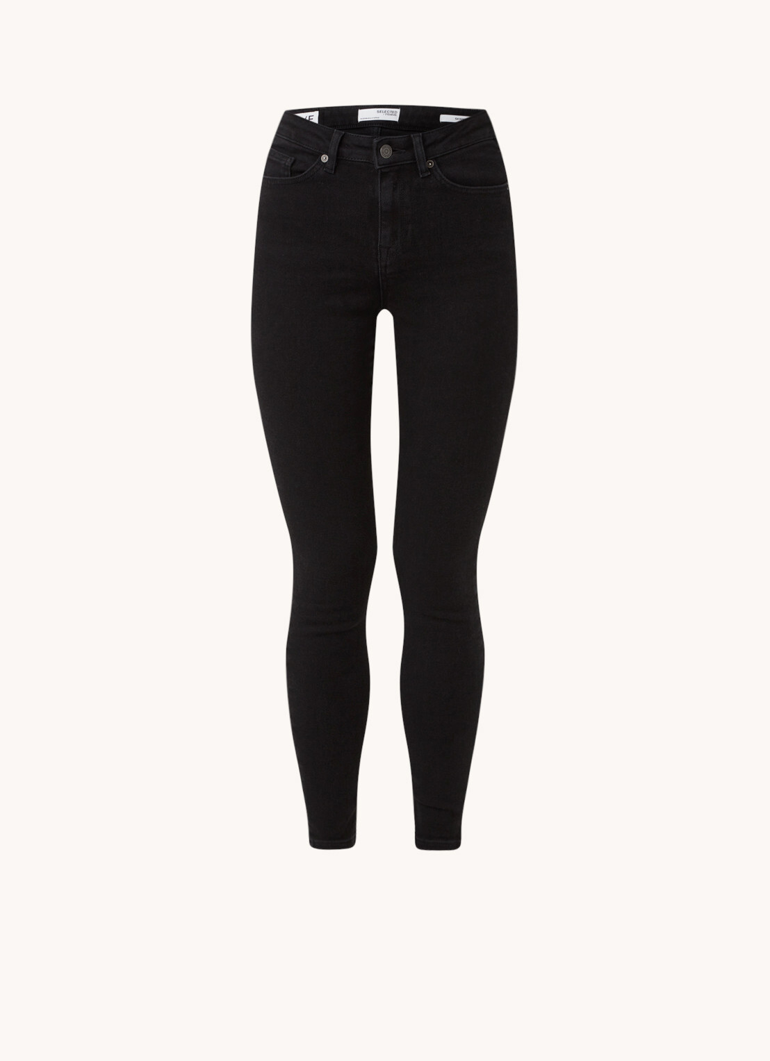 Selected Sophia mid waist skinny fit jeans met stretch