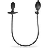 Bouchon anal gonflable avec bille massante