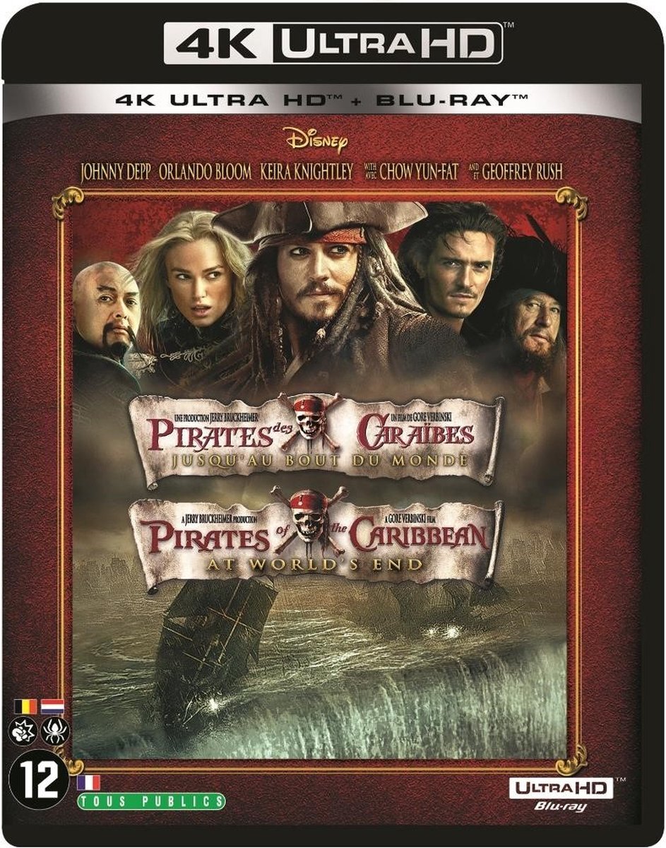 Disney Movies Pirates of the Caribbean: At World's End (4k Ultra HD)