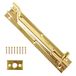 Merriway® BH00769 krukas zwanenhals schuifdeurbout, 150 mm (6 inch) - messing