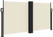 vidaXL - Pare-vent - rétractable - 120x600 cm - crème