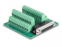 Delock D-Sub HD 44 pin female to Terminal Block for DIN rail