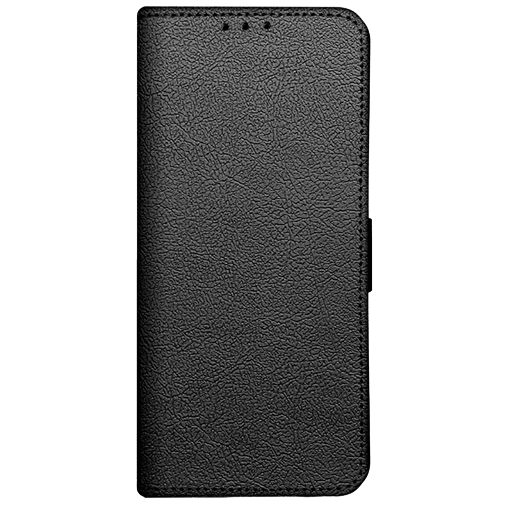 Just in Case PU-leer Book Case Zwart Motorola Moto E22 / E22i