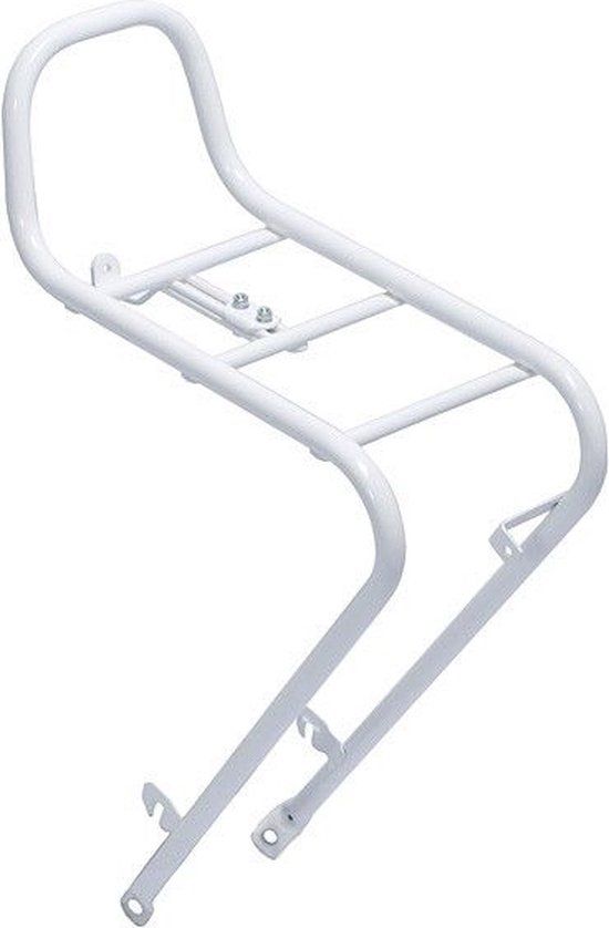 Steco Voordrager Retro 28 Inch Staal Wit