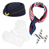 Boland 33205 - Kostuumset Stewardess voor volwassenen