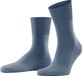 FALKE Run eenkleurig katoen functioneel materiaal sokken unisex blauw - maat 46-48