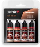 Vallejo 72379 Game Color - Pale Skin Color Set - Acryl Set Verf set