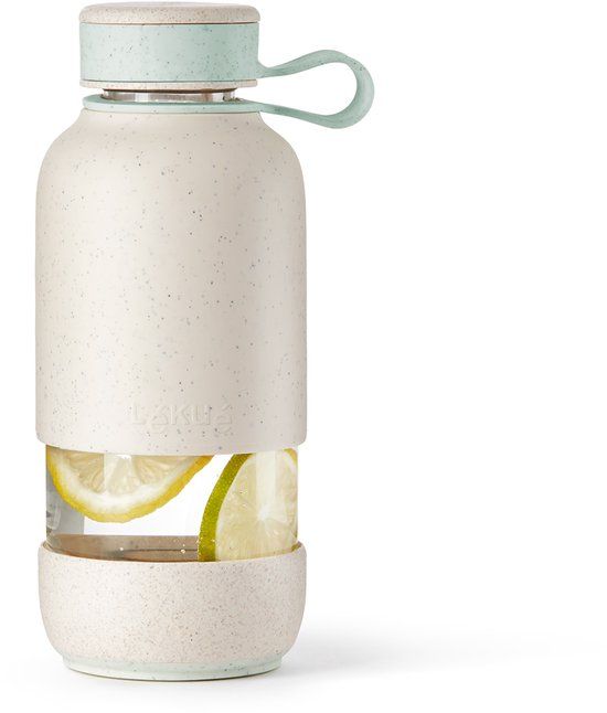Lékué Drinkfles To Go Organic - 500 ml - Beige