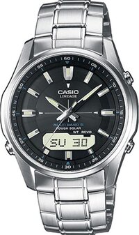 Casio LCW-M100DSE-1AER Waveceptor - Polshorloge - 40 mm - Zilverkleurig
