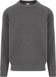 Just Hoods Graduate Heavyweight Sweat Charcoal (Heather) L