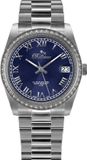 Bellevue Montre femme H.5 Analogique Quartz Acier Bleu 35mm
