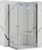 REA Fold N2 Douchecabine Rechthoek 90x120x190 cm Chroom