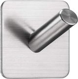EAVY Handdoekhaakjes Zelfklevend - RVS - Zilver - 4 stuks