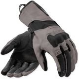 Revit Convergent H2O waterdichte dames motorhandschoenen - Zwart/Grijs - Maat XL