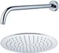 FortiFura Calvi Hoofddouche - 25cm - Rond - Wandarm - 35cm - Chroom