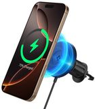 Spigen Onetap Pro 4 Magsafe Autohouder/Oplader, Zwart