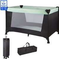 Cabino campingbed soft mint groen