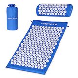 MSPORTS Acupressuurmat, premium set met kussen, tas en app