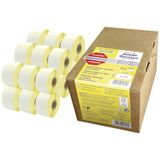 Avery Zweckform AS0722390 adreslabels zelfklevend (4.680 adreslabelstickers, 36 x 89 mm, compatibel met Dymo LabelWriter, komt overeen met S0722390/99012, 18 rollen) wit