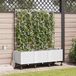 vidaXL Plantenbak met Wielen 3 st Wit PP