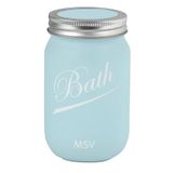 MSV Nassau tandenborstelhouder, blauw, 13,5 x 8 x 8 cm