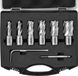 VEVOR Kroonborenset Metaal 6-Delig 1/2, 9/16, 11/16, 13/16, 15/16, 1-1/16 Inch Kernborenset 25,4 MM Boordiepte Ringfreesset, Gemaakt van M2AL High-Speed Staal Accessoires voor Magneetboormachines