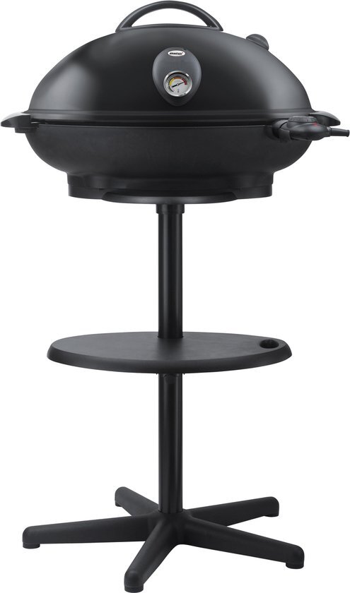 Steba VG 350 BIG elektrische barbecue / zwart / rvs / ovaal