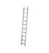 Hailo Hobby Échelle simple 10 échelons 2,8m/3,75m en aluminium