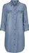 VERO MODA VMSILLA LS SHORT DRESS LT BL GA NOOS - Jeansjurk - Dames - Maat M - Light Blue Denim