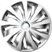 AutoStyle 4-Delige Wieldoppenset Grip Pro 14-inch Zilver