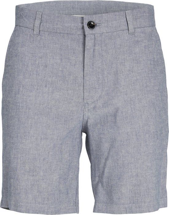 JACK & JONES JPSTACE Linen Blend Short - Men - XXL - Faded Denim;Melange