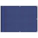VidaXL Balkonscherm 75x800 cm 100% Oxford Polyester Blauw