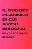 Il budget planner di cui avevi bisogno: Ma che non sapevi di volere