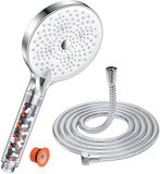 YEAUPE PRO Douchekop met slang 1,6m, wit chroom