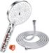 YEAUPE PRO Douchekop met slang 1,6m, wit chroom