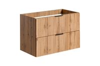 Armoire de salle de bain 80 cm avec 2 tiroirs - un meuble élégant pour la salle de bain