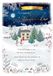 Piccadilly Greetings Kerstkaart voor een speciale zoon en schoondochter Art House - 9 x 6 inch