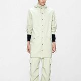 RAINS 12020R LONG JACKET W3 Vert L EU