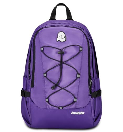 Invicta Act Smart Plain kantoorrugzak, violet