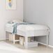 Maison Exclusive - Lit en bois massif sans matelas, blanc, 75x190 cm, en pin