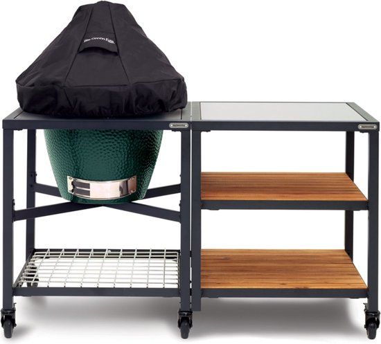 Big Green Egg Dome Cover - Large/Extra Large - Black/Green - 100% Polyester