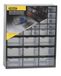 Stanley Armoire de rangement - 39 compartiments - Plastique - Noir/Transparent